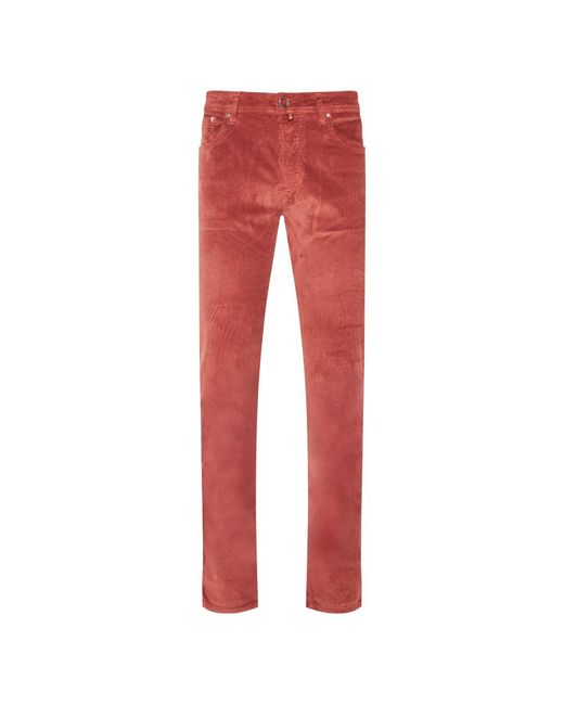 Jacob Cohen Cordhose Mit Innendetails in Red für Herren