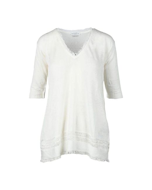 Ballantyne White Maglia