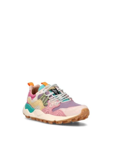 Flower Mountain Pink Sneakers
