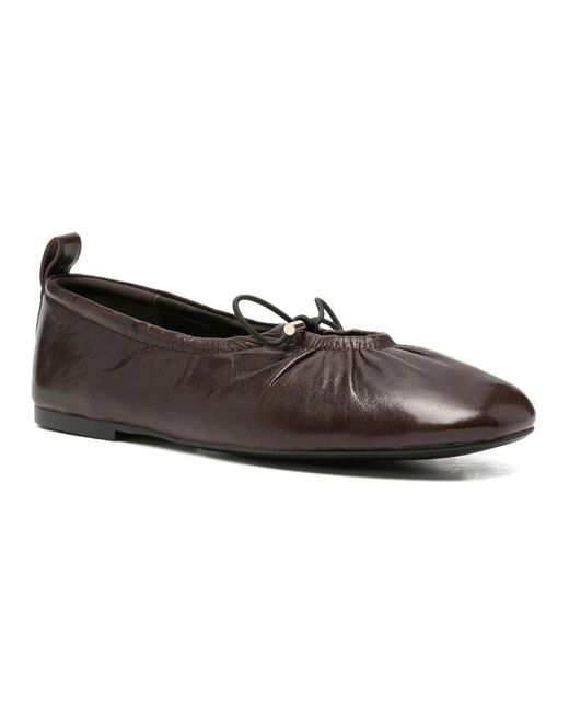 ADRIANNA FERETTI Brown Ballerina Shoes