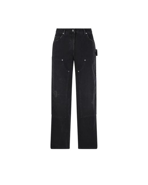 Golden Goose Deluxe Brand Black Straight Fit Jeans