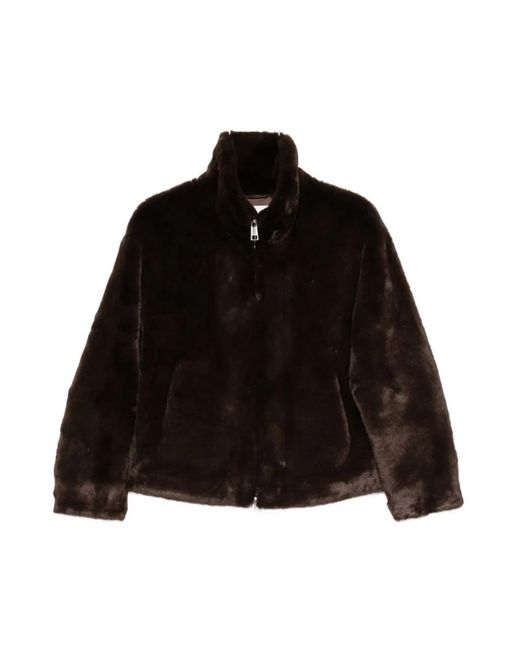 Apparis Black Faux Fur & Shearling Jackets