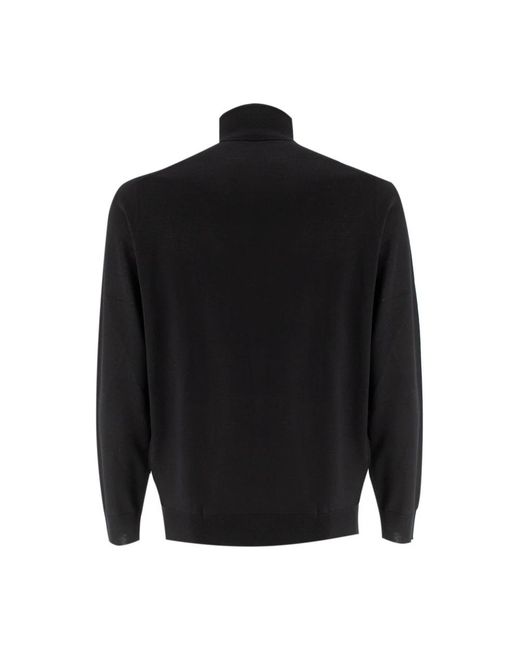 Drumohr Truien & Vesten ,Zwart ,Moderne Pasvorm Trui Voor Warmte in het Black voor heren