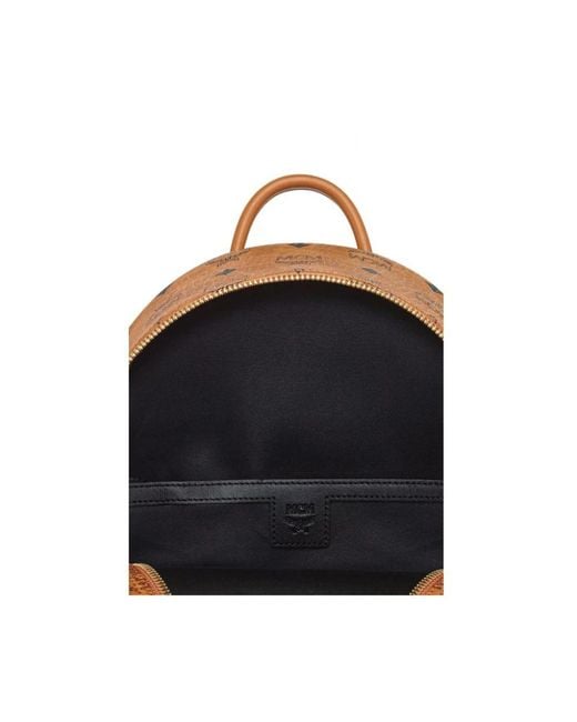 MCM Tassen ,Bruin ,Katoen Small Stark Backpack in het Brown