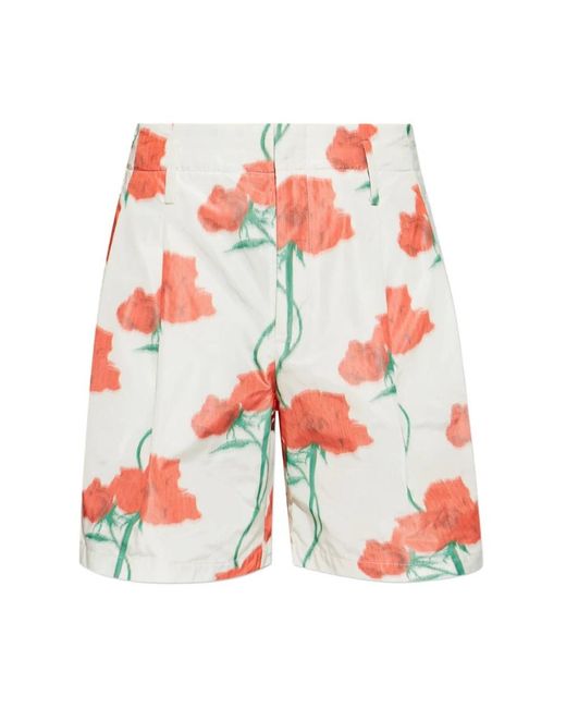 KENZO Red Casual Shorts for men