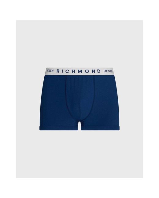 John Richmond Tripack Boxer Set in het Blue voor heren