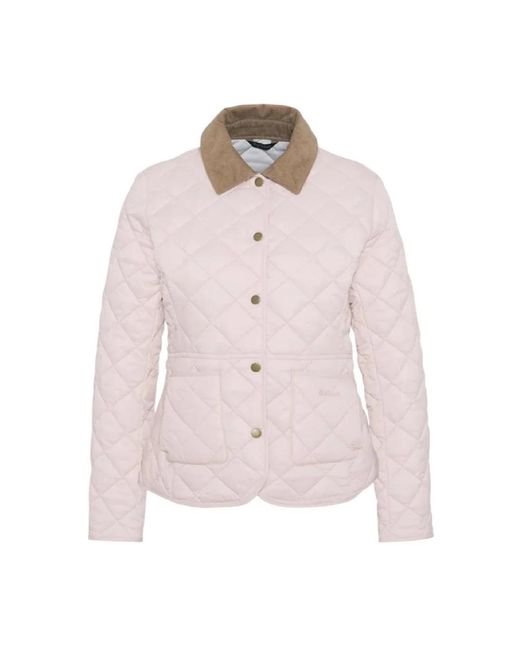 Barbour Jassen ,Roze ,Quiltjas Voor Vrouwen in het Pink