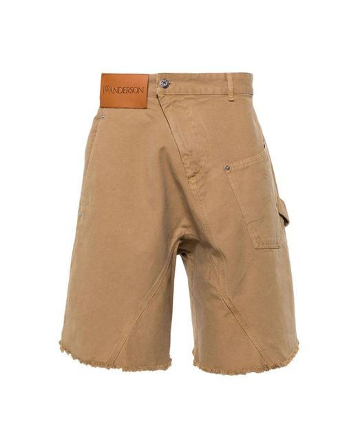 J.W. Anderson Natural Casual Shorts for men