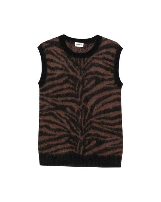 P.A.R.O.S.H. Black Round-Neck Knitwear