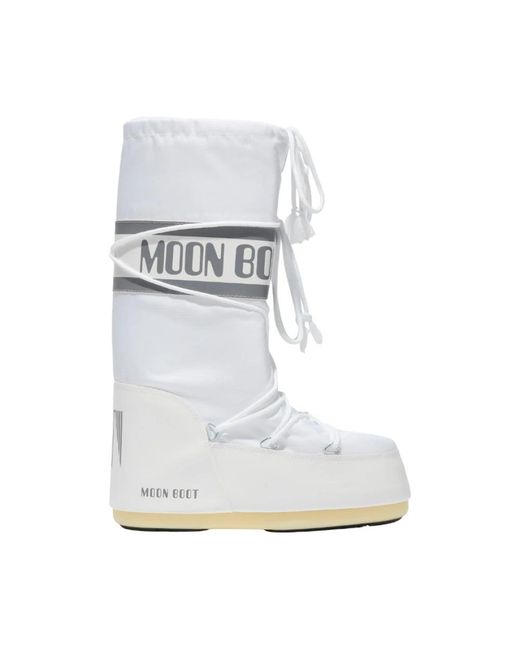 Moon Boot Icon Nylon in het Blue