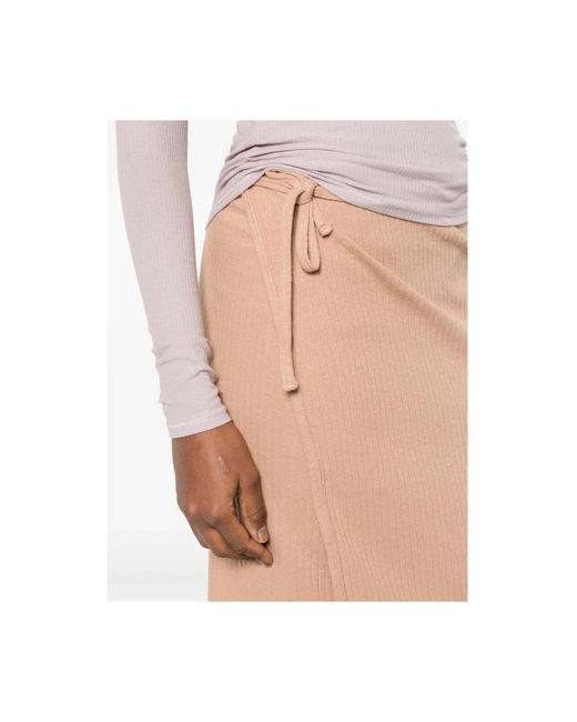 Baserange Natural Midi Skirts