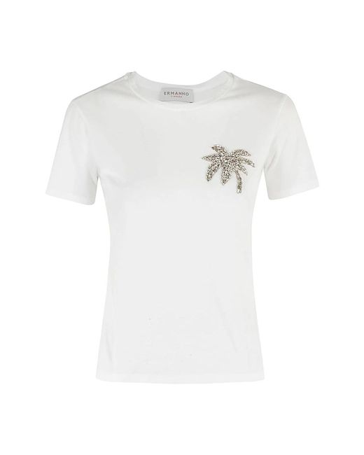 Tops > t-shirts Ermanno Scervino en coloris White
