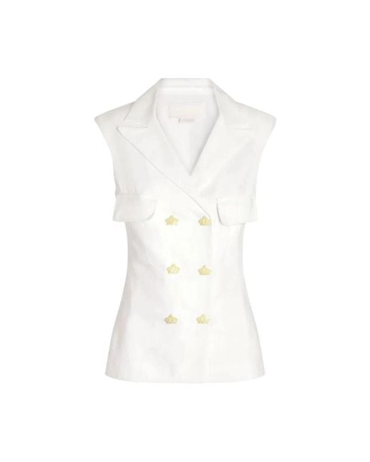 Genny Jassen ,Wit ,Vests in het White
