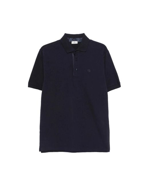 Etro Blue Polo Shirts for men