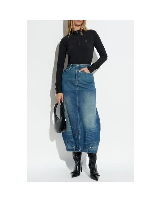 Coperni Tops ,Zwart ,Lange Mouw Body in het Black