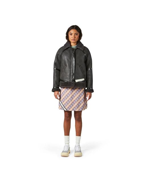 Philippe Model Black Leather Jackets