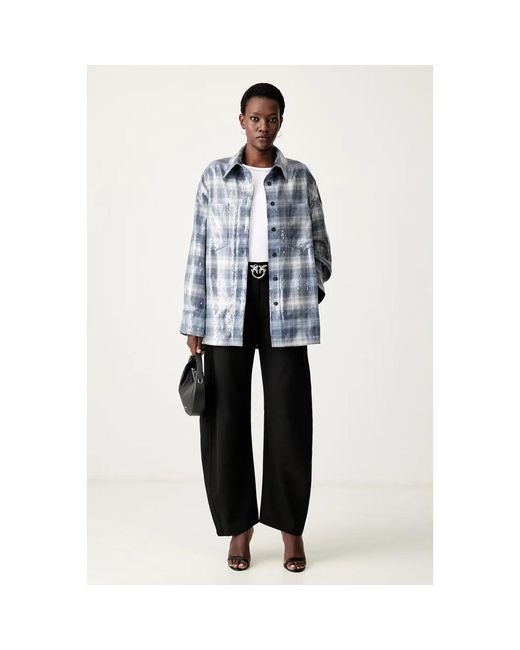Pinko Shirt Jacket in het Blue