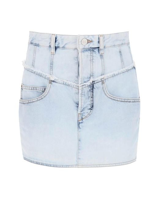 Isabel Marant Blue Denim Skirts