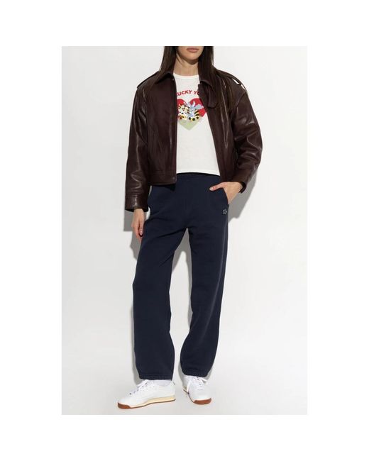 KENZO Blue Sweathose Mit Patch