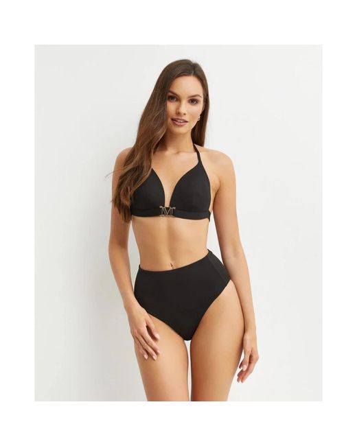 Max Mara Badmode ,Zwart ,Astra Bikini Top in het Black