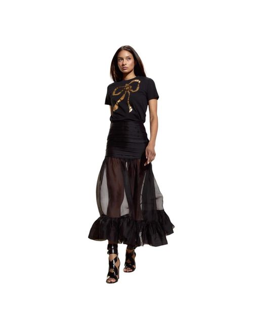 Cynthia Rowley Black Serafina Seidenrock