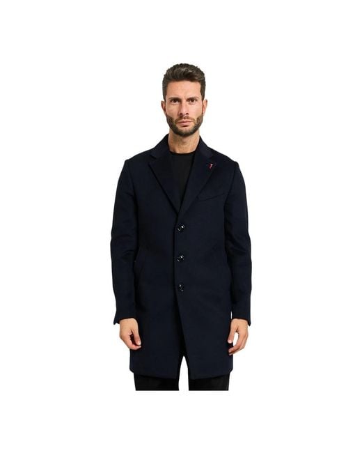 MULISH Single-Breasted Coat in Black für Herren