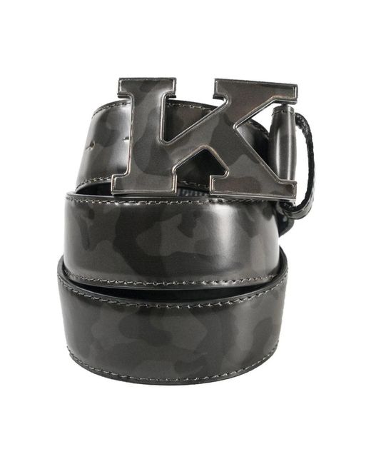 Kiton Regular Solid Handmade Belt in het Black voor heren