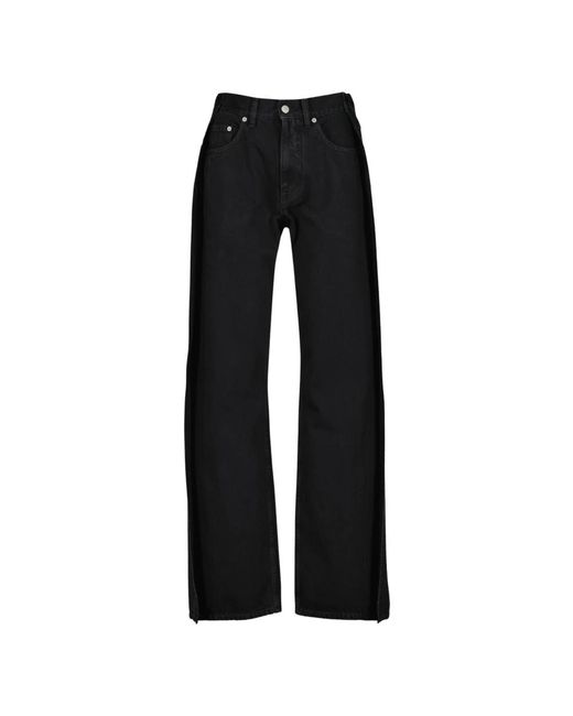 MM6 by Maison Margiela Black Wide Jeans