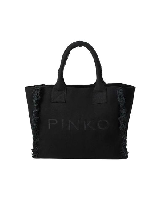 Pinko Black Tote Bags