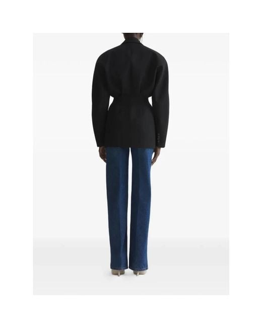 Mugler Black Blazers