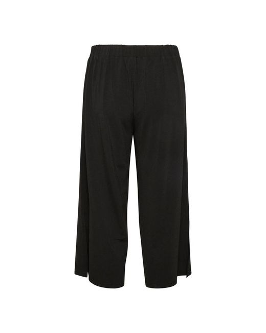Kaffe Black Cropped Trousers