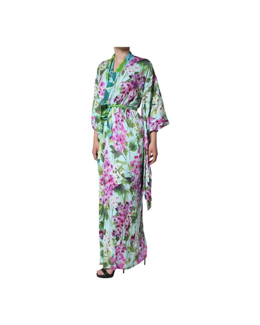 Dolce & Gabbana Green Wrap Dresses