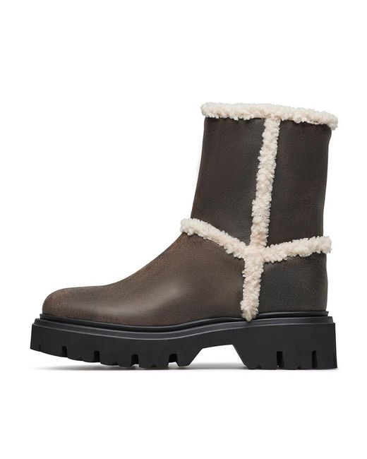 Loriblu Brown Combat Stiefeletten