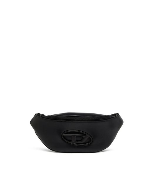 DIESEL Black Belt Bags for men