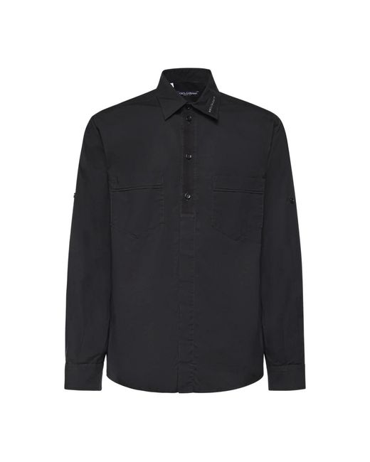 Dolce & Gabbana Black Casual Shirts for men