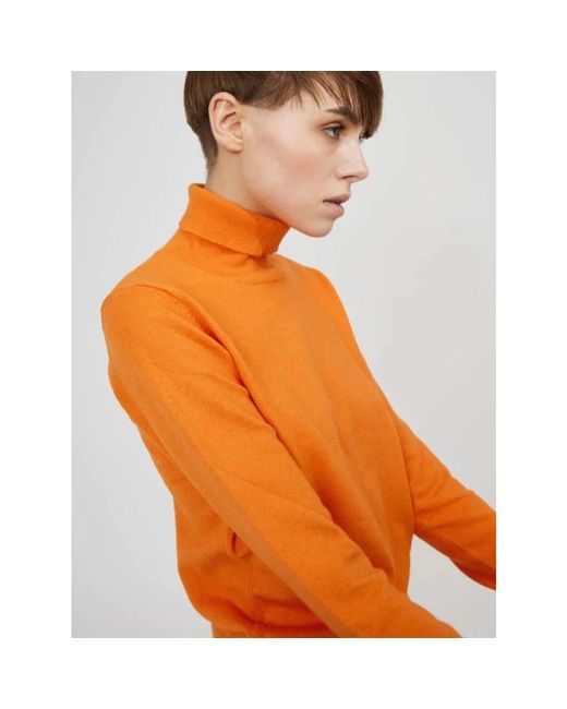 Silvian Heach Turtlenecks in het Orange