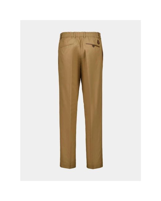 Moncler Broeken ,Katoen Technische Katoenmix Broek in het Natural voor heren