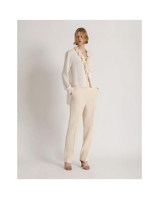 Alberta Ferretti Natural Blouses