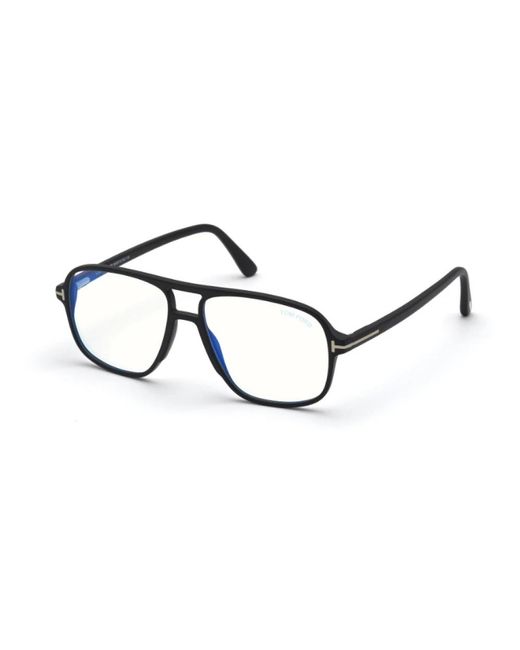 Tom Ford Square Optical Frame in het Metallic