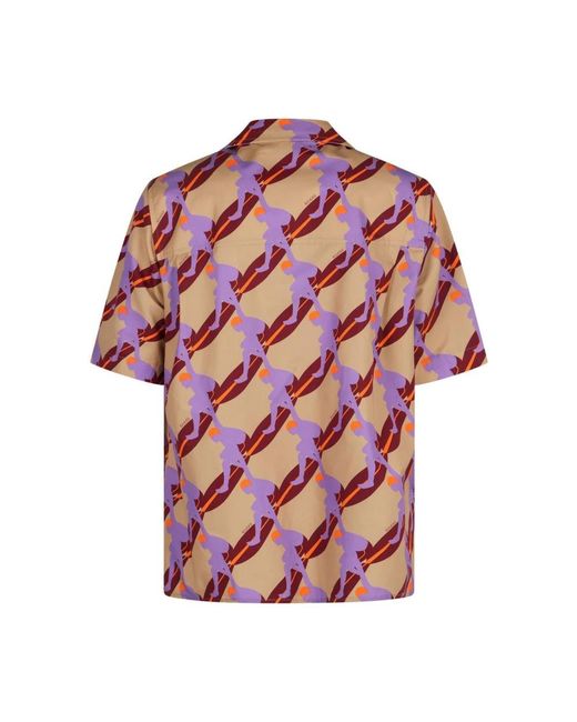 Gucci Red Short Sleeve Shirts for men