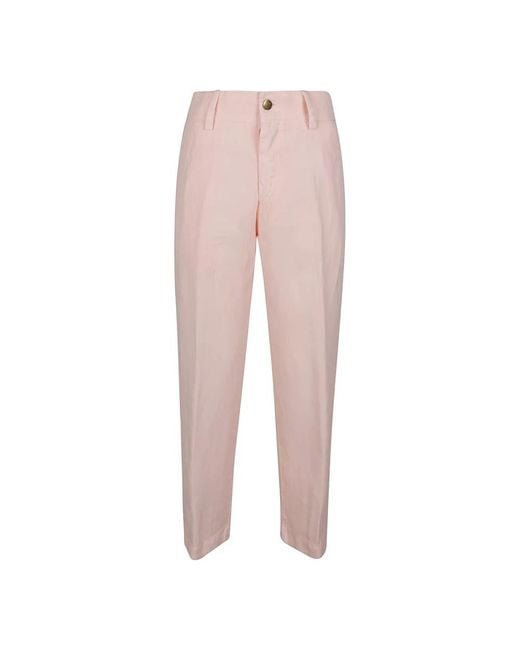 PT Torino Pink Straight Trousers