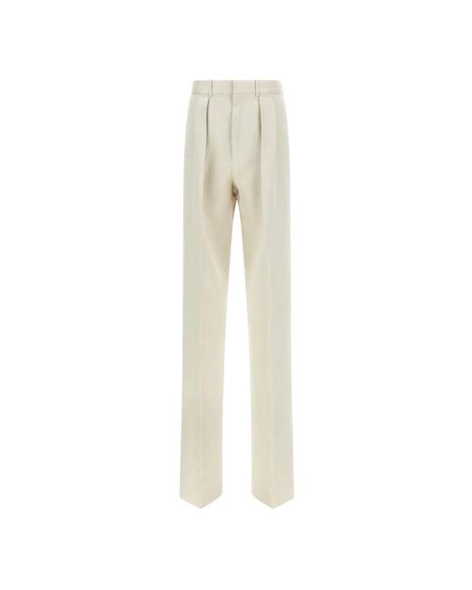 Tom Ford Natural Straight Trousers for men