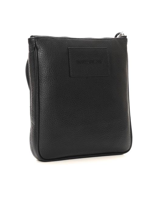 Emporio Armani Black Cross Body Bags for men