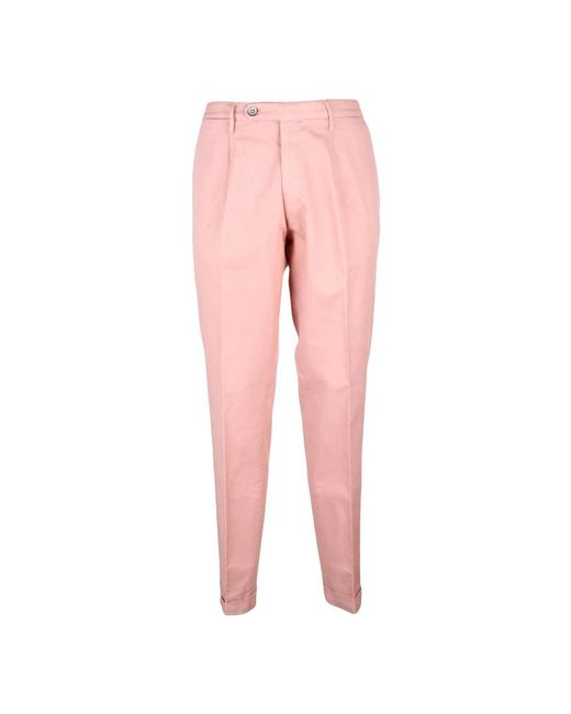 Cropped Trousers Michael Coal pour homme en coloris Pink