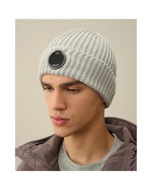 C P Company Beanies in het Gray