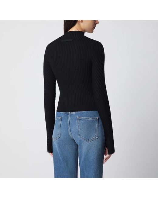 Victoria Beckham Black Turtlenecks