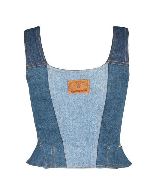 Sleeveless Tops MARINE SERRE en coloris Blue