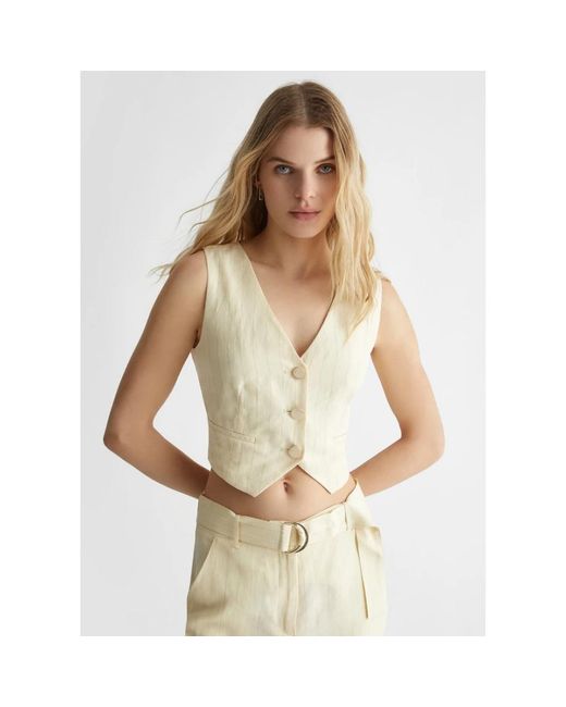 Vests, Mujer, Talla Liu Jo de color White
