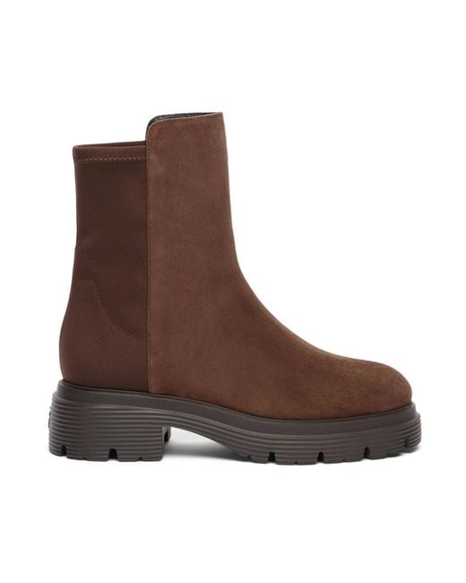 Ankle Boots di Stuart Weitzman in Brown