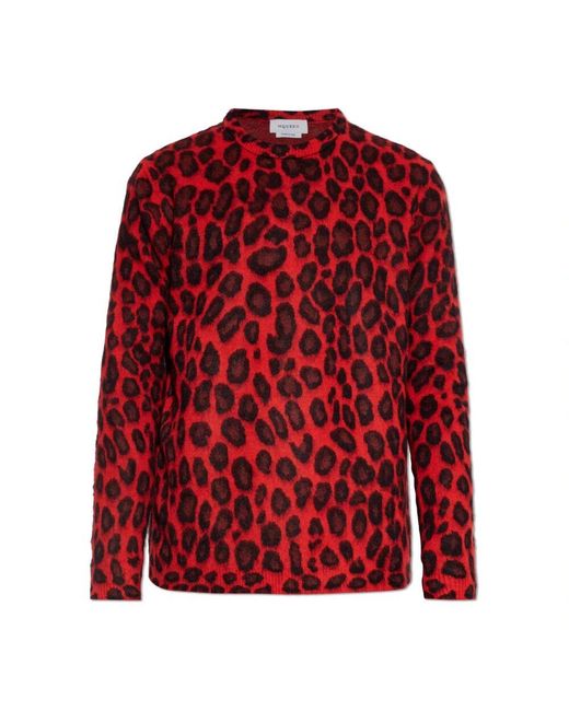 Alexander McQueen Pullover mit tiermotiv in Red für Herren
